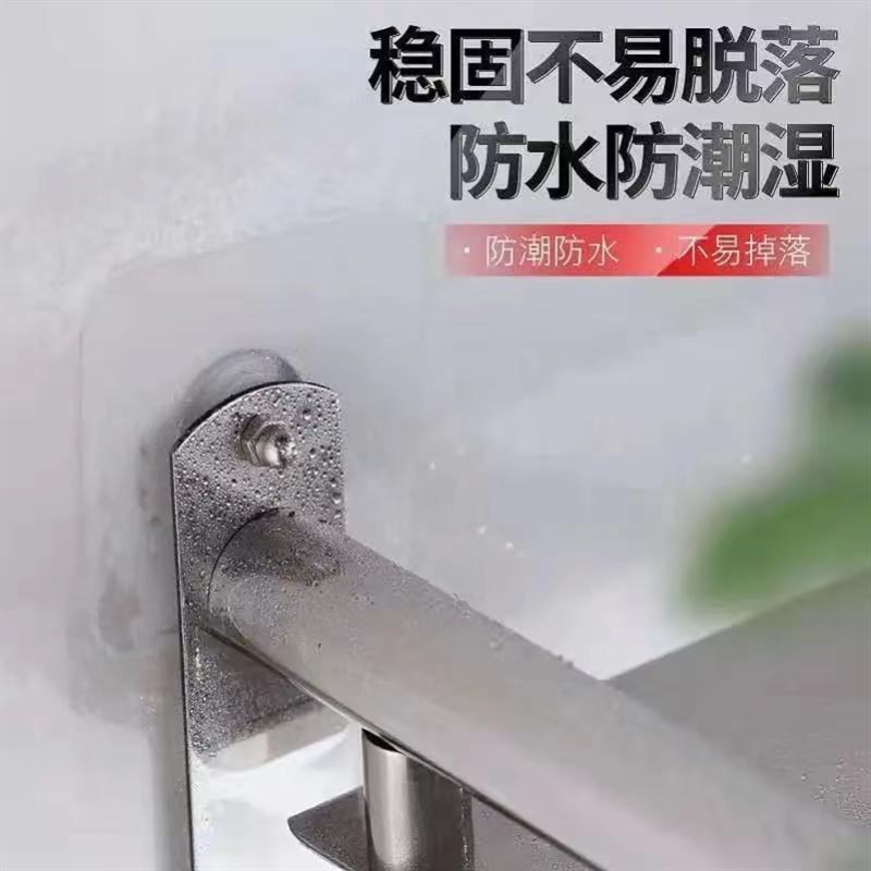 免打孔无痕强力黏胶挂钩厨房浴室隐形吸盘免钉安装挂架黏贴螺丝钉 - 图2