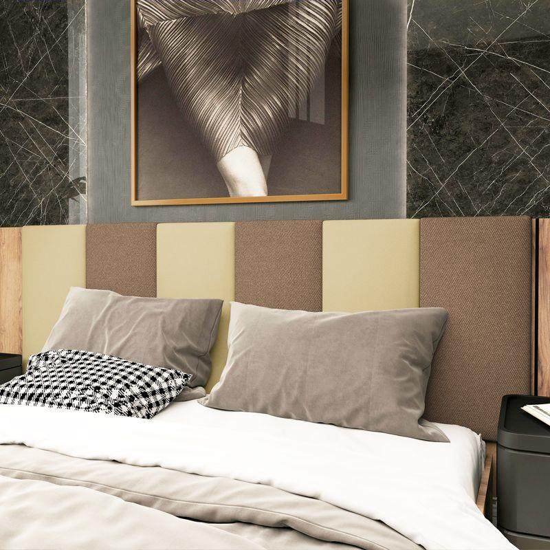 新品卧室床头板软包儿童房榻榻米墙围防撞墙贴床围自粘背景墙定制,淘宝优惠券,粉丝福利购,淘宝优惠卷