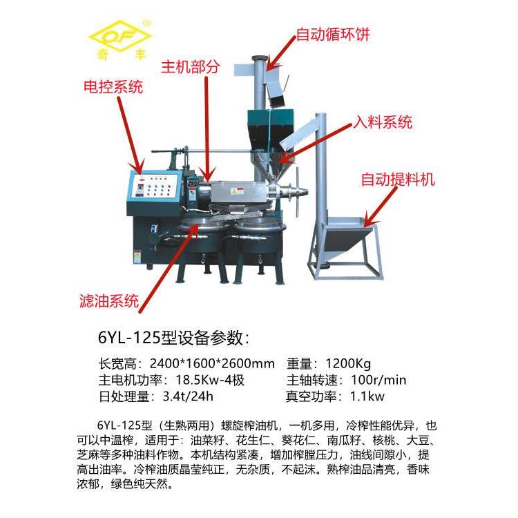 智能全自动菜籽花生食用油加工生产线出口外贸榨油机油料加工生产 - 图1