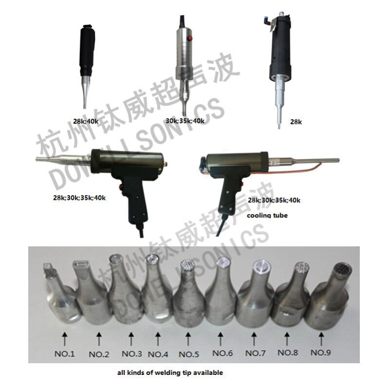 28k40khz超声波直握式直筒式手柄式点焊机超声波小型震动平台系统-图2