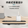 办公桌电源排插孔盖穿线孔过线孔线盒电脑桌桌面椭圆形嵌入式插座