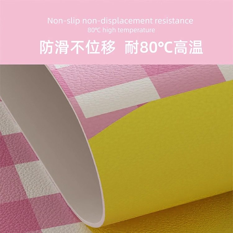 卡通苹果可爱西餐垫皮革防水防油防烫免洗高级感隔热桌垫小块杯垫,淘宝优惠券,粉丝福利购,淘宝优惠卷