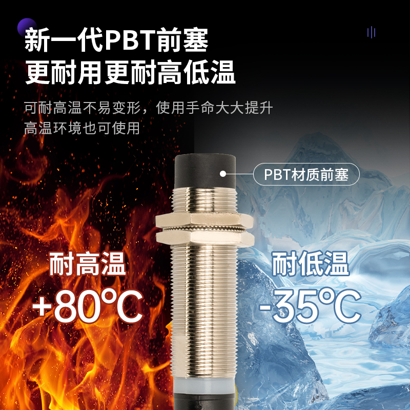 IP68防水接近开关传感器M8M12M18M30金属感应器NPN常开PNP24V三线 - 图0