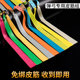 Violently thickened slingshot flat rubber band, high elasticity, high precision, wear-resistant and durable rubber band set, medium-pull slingshot leather