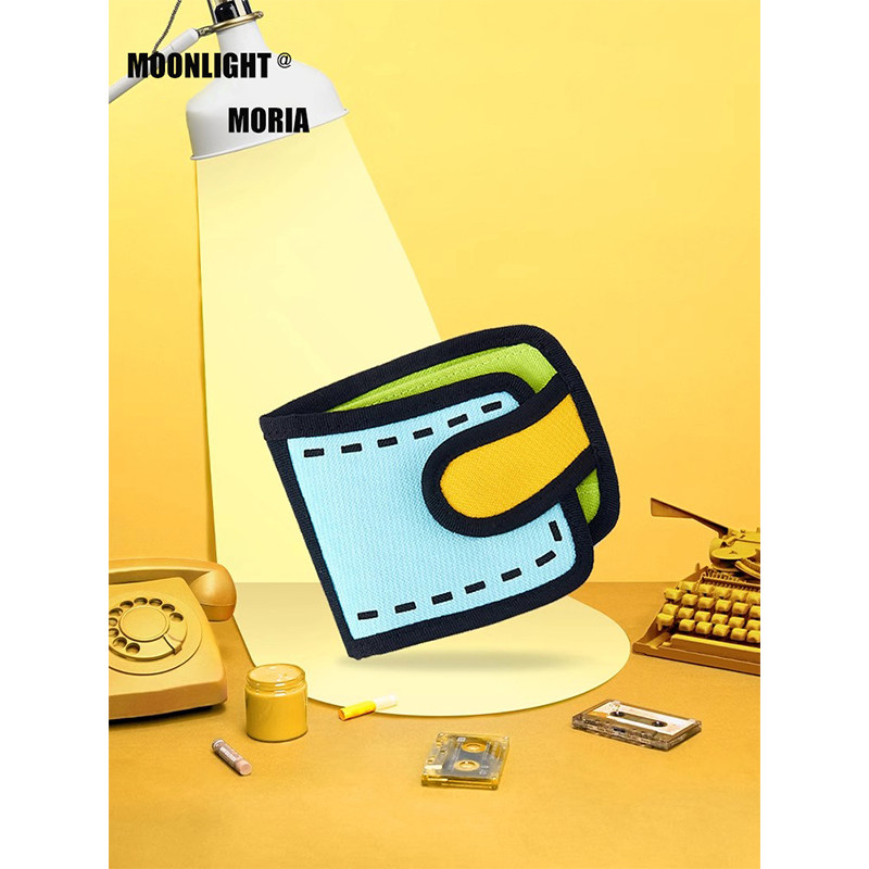 新款创意钱包女款女士卡包零钱包钱夹皮夹短款二次元2d短夹,淘宝优惠券,粉丝福利购,淘宝优惠卷