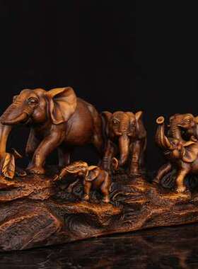 极速大象摆饰客厅电视柜隔断柜家居装饰摆设工艺礼品摆饰办公室开