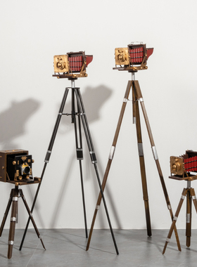 复古怀旧照相机模型摆件办公室客厅酒吧橱窗陈列美式装饰拍摄道具