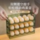 Egg storage box refrigerator side door 30 multi-layer flipped egg storage rack kitchen egg box refrigerator fresh box