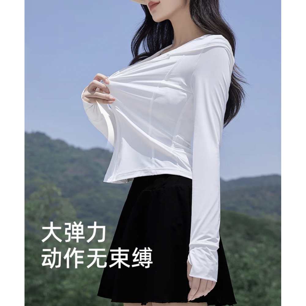 hg【百人验货】原纱锦纶新款UPF50+冰丝防晒衣女防紫外线防晒_Hip丿烟浔服饰_女装/女士精品-第5张图片-提都小院