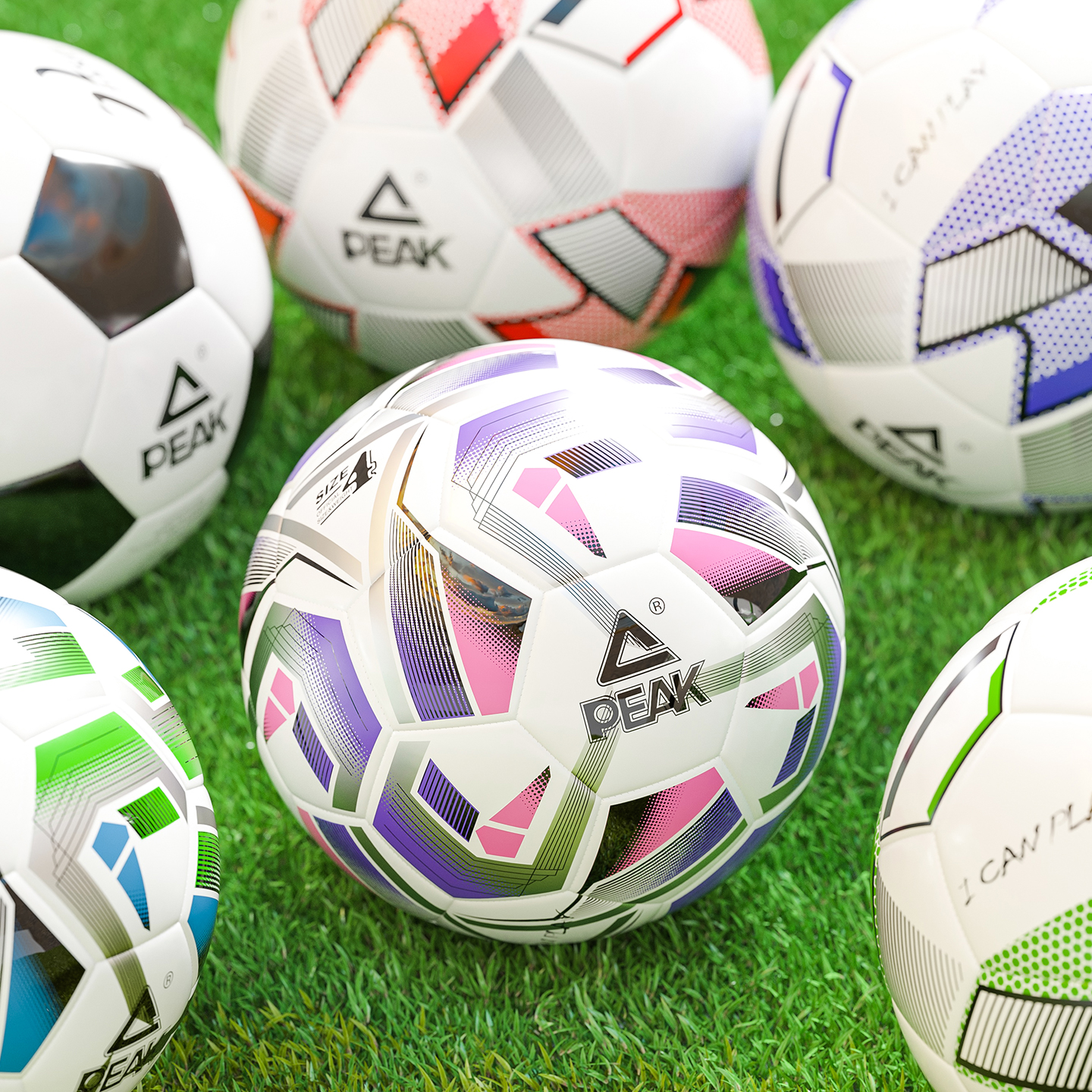 匹克足球儿童小学生专用球4号幼儿3号四五初中生中考比赛标准5号 - 图0