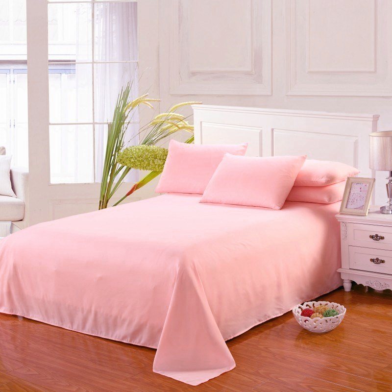 新品sheet 1.5/1.6 Bedsheet single be sheet 1.8m pure colour-图1