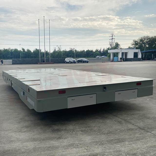 Lifting and explosion-proof electric flat car, trackless battery flat car, 10-ton workshop transport tool