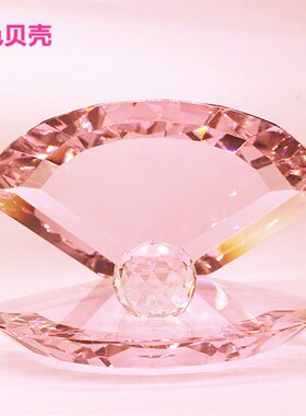 新品特价水d晶小动物贝壳钻石河蚌摆件礼品 新婚新房摆件女友生日