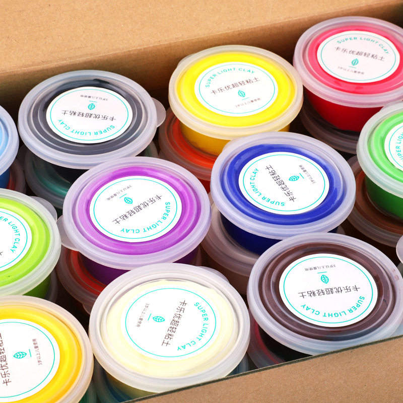 极速24色粘土儿童太空雪花泥纸黏J土套装橡皮泥黏土工具,淘宝优惠券,粉丝福利购,淘宝优惠卷