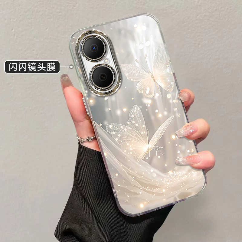 适用华为畅享80手机壳新款Hi畅享80S唯美梦幻蝴蝶Hi畅享70Plus精孔羽纱70Z保护套畅享60全包50Pro防摔壳 - 图0