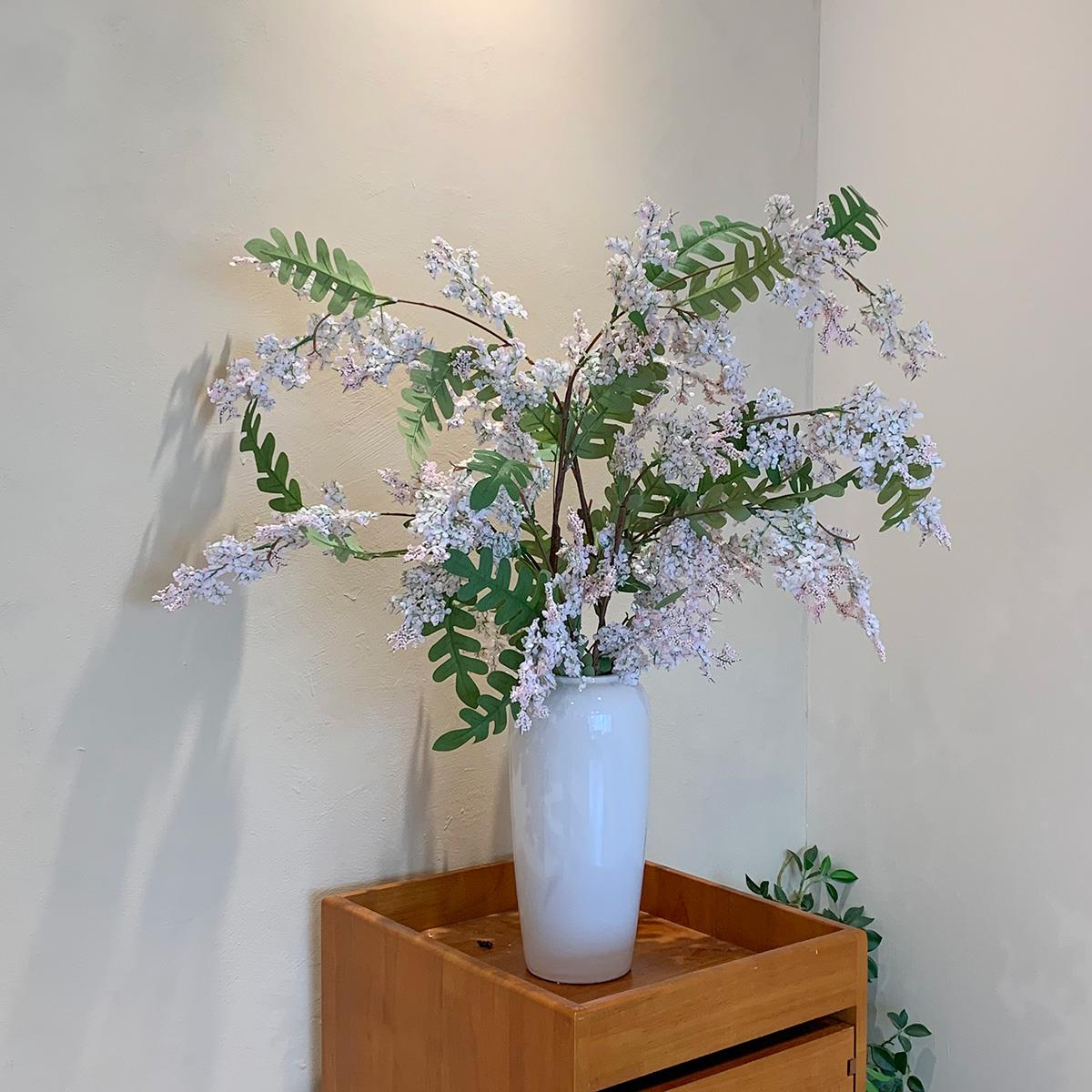 槐蕊仿真花高级感逼真假花装饰陶瓷水培花瓶摆件客厅插花干花花束 - 图1