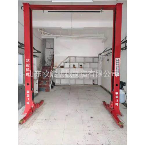 双柱举升机 汽车升降机双柱机 二柱电动液压龙门机 -4吨 - 图0