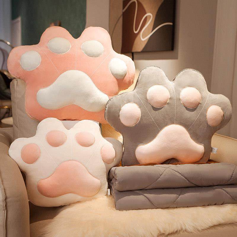 猫爪沙发睡觉抱枕被子两用毯子二合一办公室午睡枕头折叠车载靠枕,淘宝优惠券,粉丝福利购,淘宝优惠卷