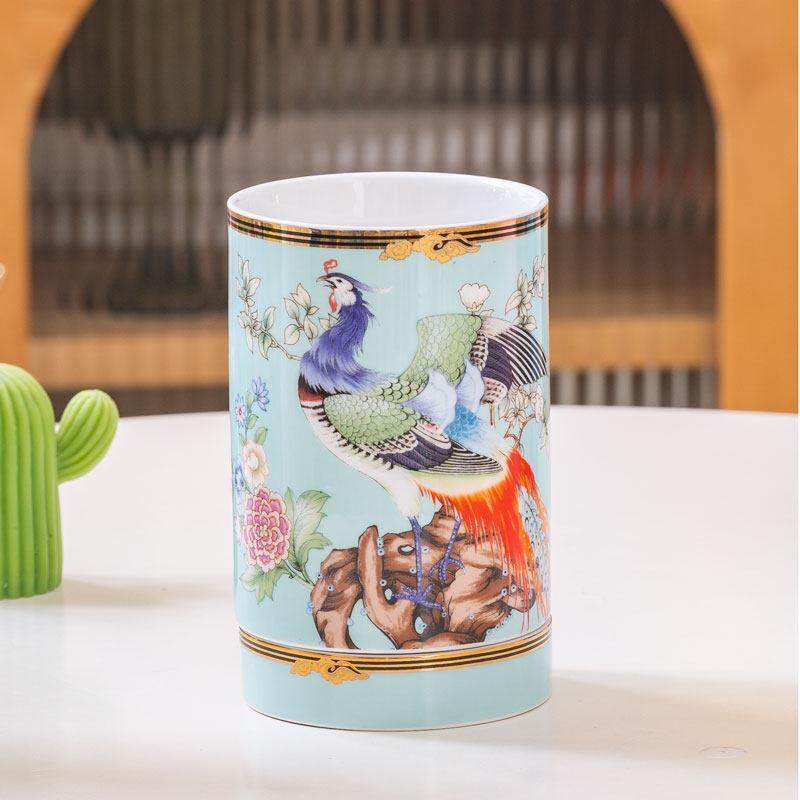 厨房多功能家用陶瓷沥水筷子筒收纳层架防霉餐具创意筷子篓桶笼,淘宝优惠券,粉丝福利购,淘宝优惠卷