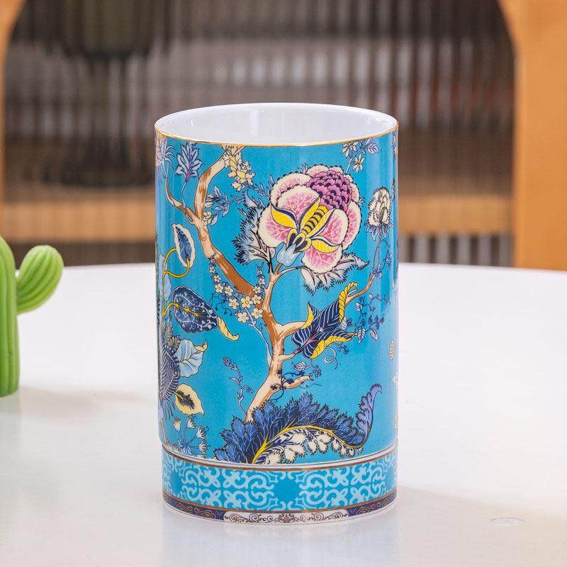 厨房多功能家用陶瓷沥水筷子筒收纳层架防霉餐具创意筷子篓桶笼,淘宝优惠券,粉丝福利购,淘宝优惠卷