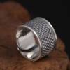 Thimble Ring Stab Resistant Hand Wide Ring Sewing Thimble