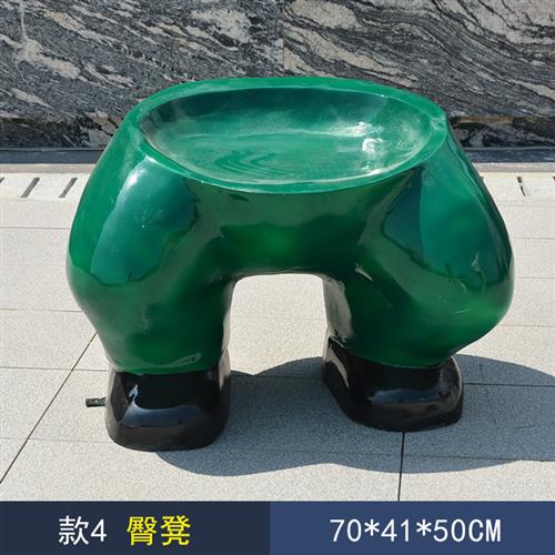玻璃钢商场休闲座椅户外公园休息凳学校卡通桌椅雕塑落地摆件美陈 - 图2