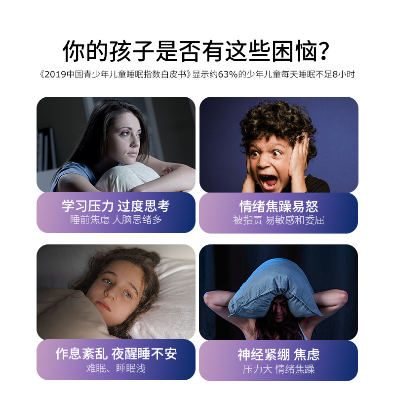 西班牙进口Sananitos青少年褪黑素软糖睡眠助眠退黑素睡眠片闪睡