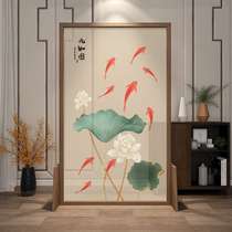 New Chinese Screen Partition Living Room Brief modern entrance door Xuanguan bedroom shielded home Jiuyu Tutu mobile seat screen