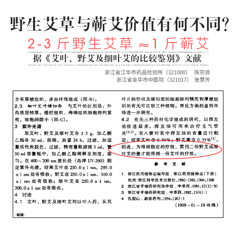 网红陈年野生艾草干妇科叶通用湿气去艾叶女家用婴儿泡澡包艾灸草 - 图2