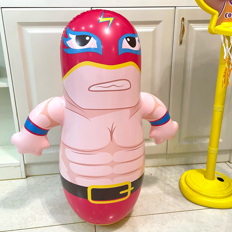充气不倒翁卡通玩具气球玩具宝宝锻炼体能亲子互动玩具送孩子礼物,淘宝优惠券,粉丝福利购,淘宝优惠卷