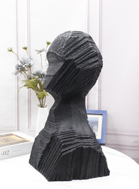 简约人物摆件软装饰品工艺品家居摆件玄关装饰品工样板房装饰摆件