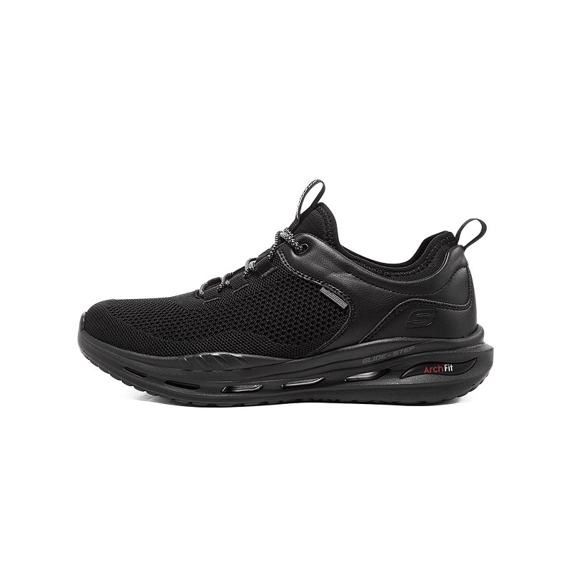 Skechers斯凯奇男鞋2024夏季新款男子时尚轻便气垫缓震跑步运动鞋