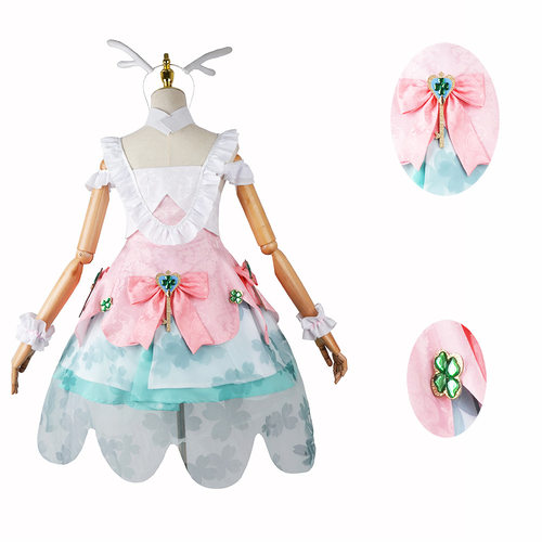 王者荣耀瑶妹云中君情人节限定时之祈愿时之愿境cosplay服装全套 - 图2