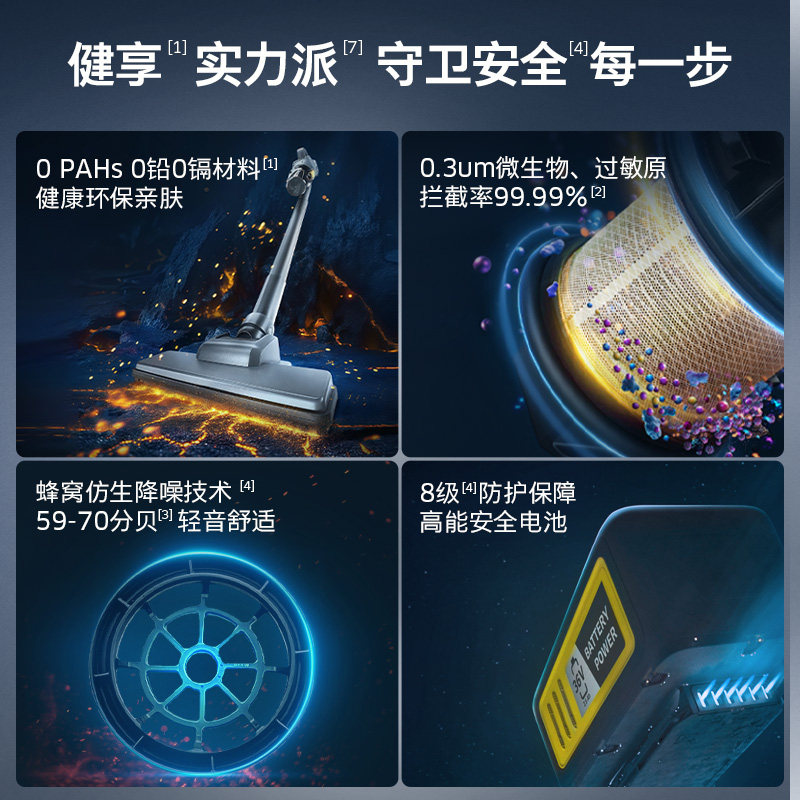 【国补15%】德国卡赫无线吸尘器家用大吸力手持多功能吸尘机VCS5