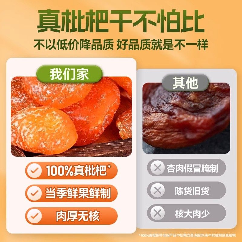 云霄竹盐枇杷干旗舰店官方原味无正添加宗品福建水果干琵琶干零食,淘宝优惠券,粉丝福利购,淘宝优惠卷