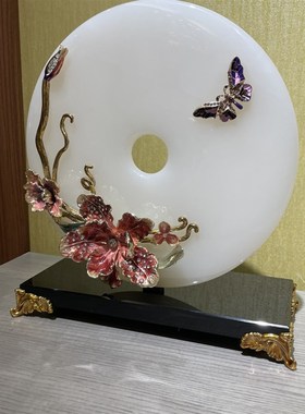 速发客厅新中家彩平安礼电视柜摆件玄关柜式居乔迁新居装饰扣品