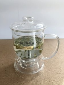 销恒越记自动泡茶器玻璃茶具套装耐热懒人泡茶家用花茶壶泡茶杯新