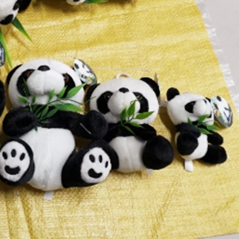 新品1PC 9/12cm Lovely Super Cute Stuffed Animal Soft Panda P - 图1