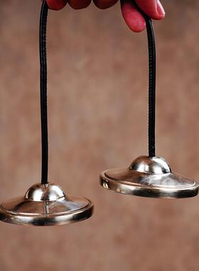 极速尼泊尔丁夏纯铜碰铃专业打坐冥想瑜伽敲打击音疗乐器引磬法器