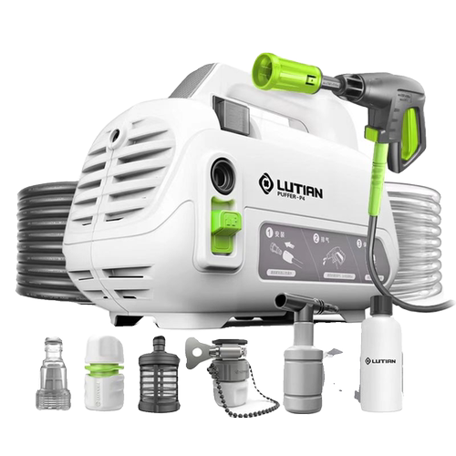 绿田河豚洗车机便携式高压水泵家用220V全自动新型刷车神器大功率 - 图3