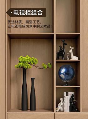 贝汉美意式极简入户玄关装饰摆件电视柜花瓶家居装饰品艺术高级感