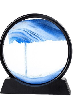流沙画直供客厅玄关艺动态摆件办公室桌面摆件3D流沙摆件流沙画摆