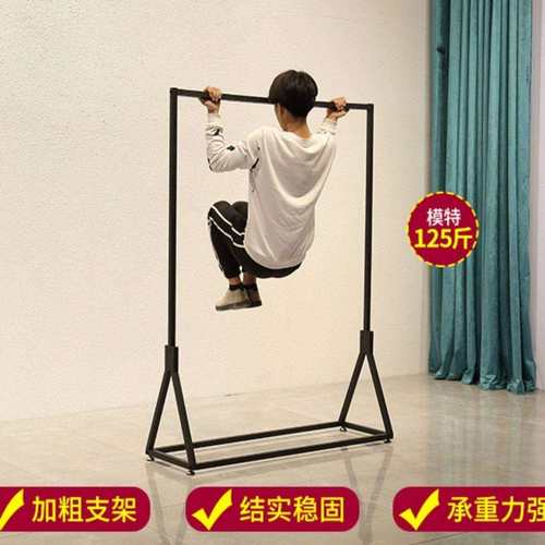 铁艺服装店展示架落地式童装衣架男女衣服店货架家用晾衣架衣帽架 - 图2