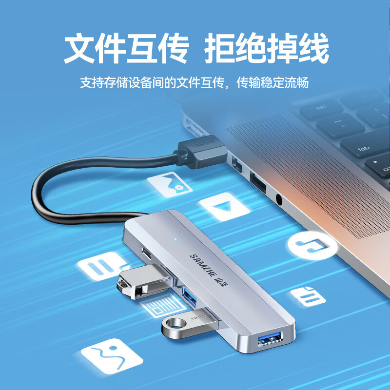 Shanze USB Splitter Expansion Dock Hub