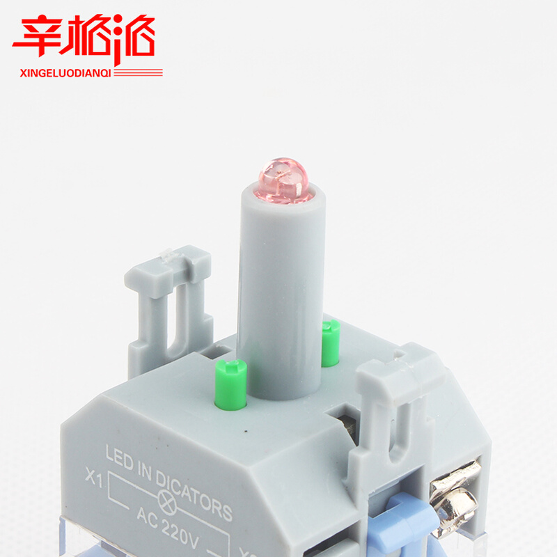 一佳YJ139-LA38-11DN 自锁自复位带灯按钮开关红绿黄22mm220V 24V - 图3