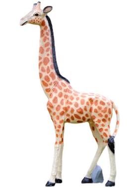 铁艺花车落地摆件创意婚庆道具园林景观玻璃钢长颈鹿花园庭院雕塑