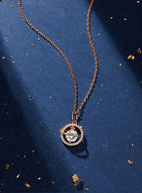 s925银童话星球套链女项链吊坠