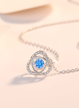 s925银永恒之心套链女项链