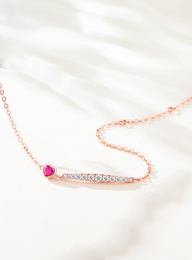 新真s925银一心一意手链女手串