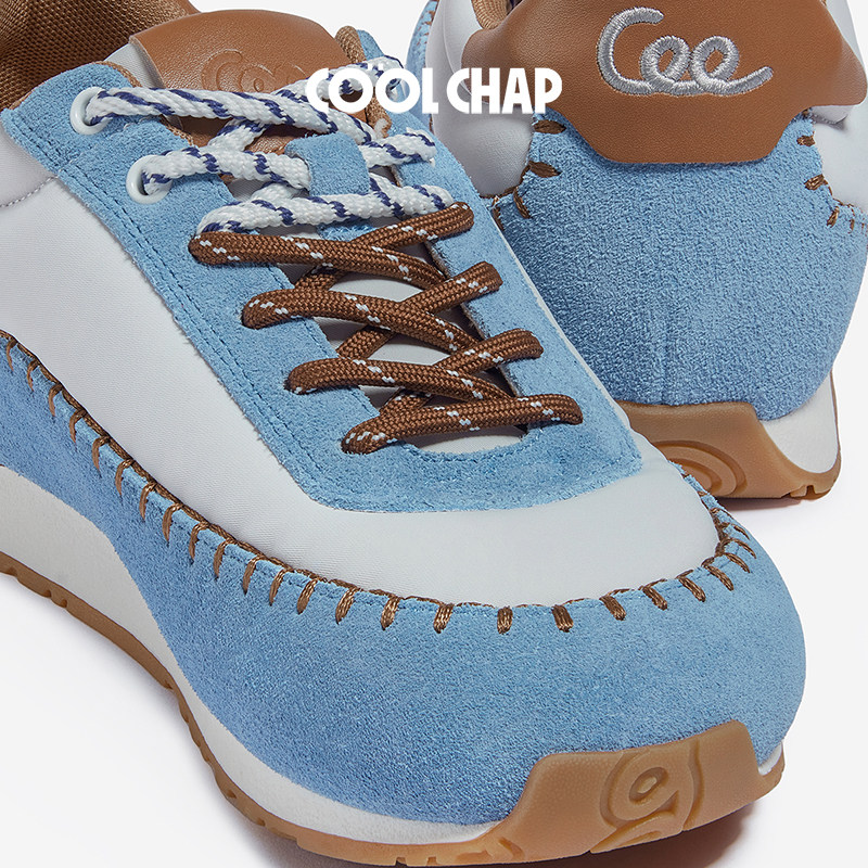 【达人】COOLCHAP欧包德训鞋女款2025秋季新款厚底运动鞋子,淘宝优惠券,粉丝福利购,淘宝优惠卷